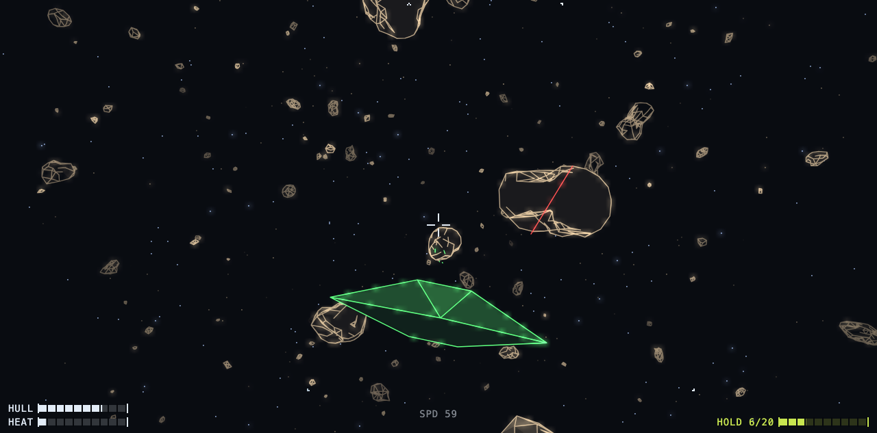 BELT NINE on the vector theme: rocks as glowing wireframes